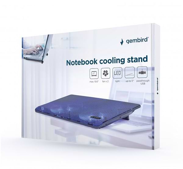 Фото - Підставка під ноутбук охолоджуюча Gembird NBS-2F15-05