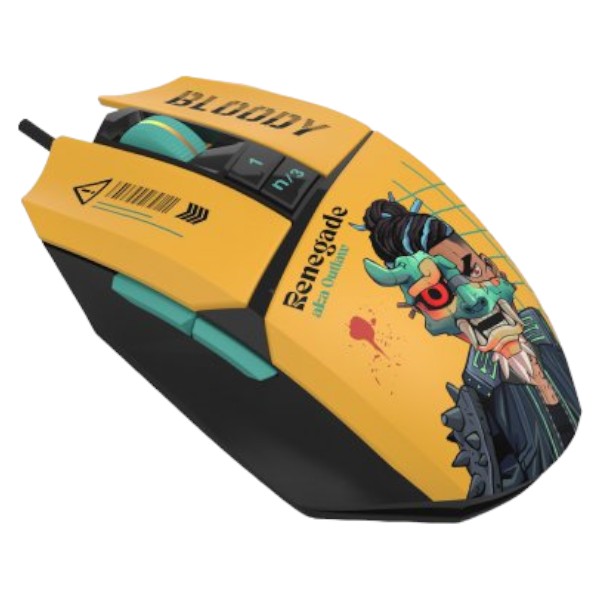 Фото - Мышь проводная игровая Bloody W63 Max (Renegade Sunset)