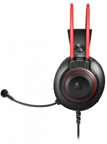 Фото - Гарнітура дротова ігрова Bloody G200Q (Black+Red)