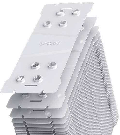 Фото - Процесорний кулер PCCooler K6 WH
