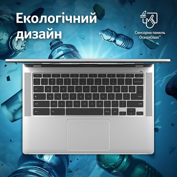 Фото - Ноутбук Acer Chromebook CB314-4H (NX.KNBEU.001) Silver