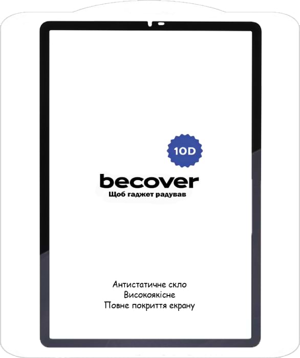 Фото - Захисне скло для планшета BeCover 10D for Samsung Galaxy Tab S6 Lite 10.4 P610/P613/P615/P619 Black (710582)