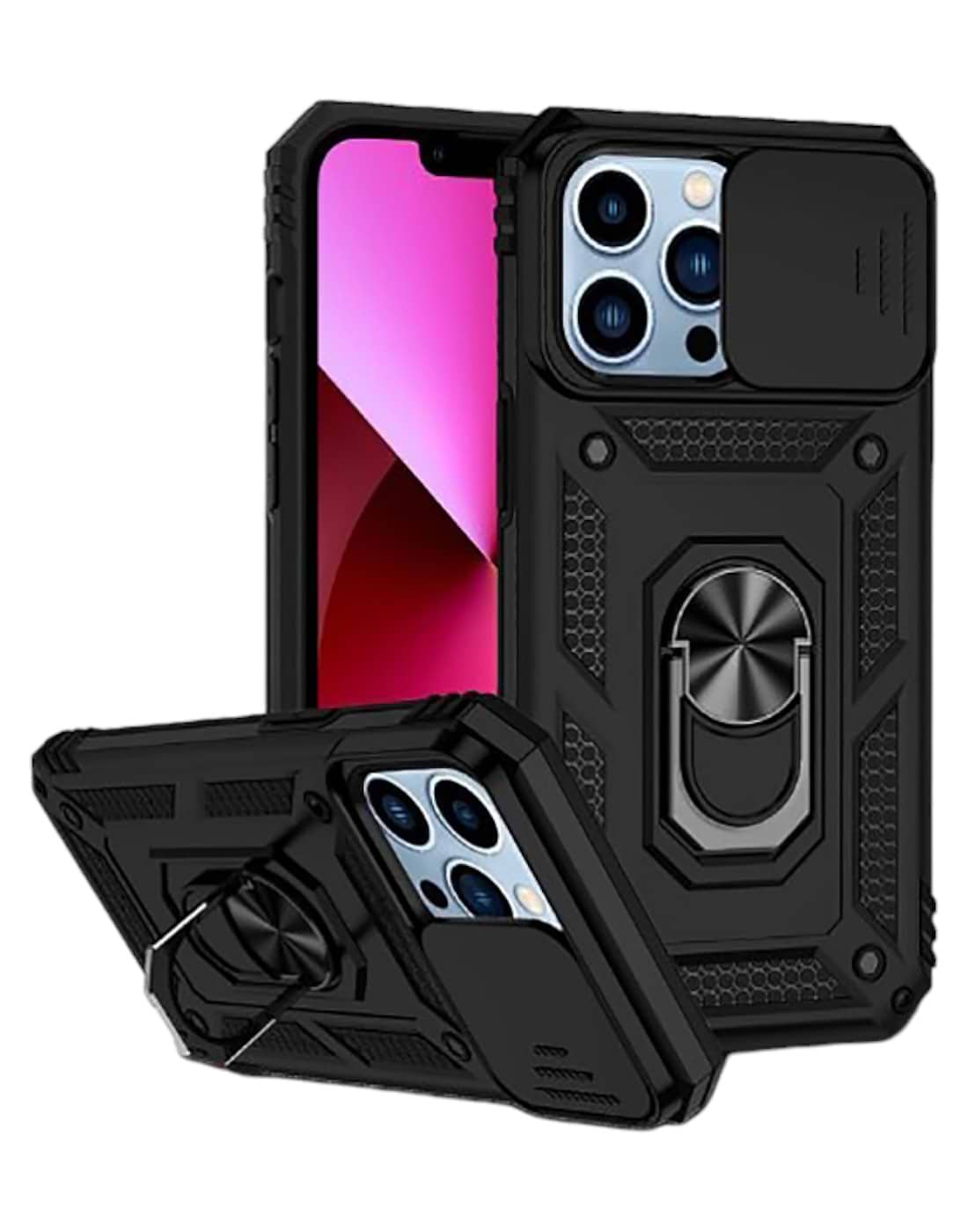 Чохол для смартфону BeCover Military for Apple iPhone 14 Pro Black (708175) - Фото 1