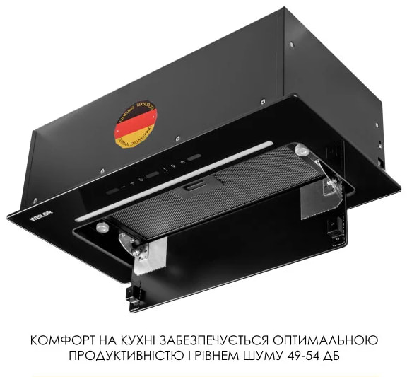 Фото - Вытяжка встраиваемая Weilor LUMINA WBG 65 BLACK