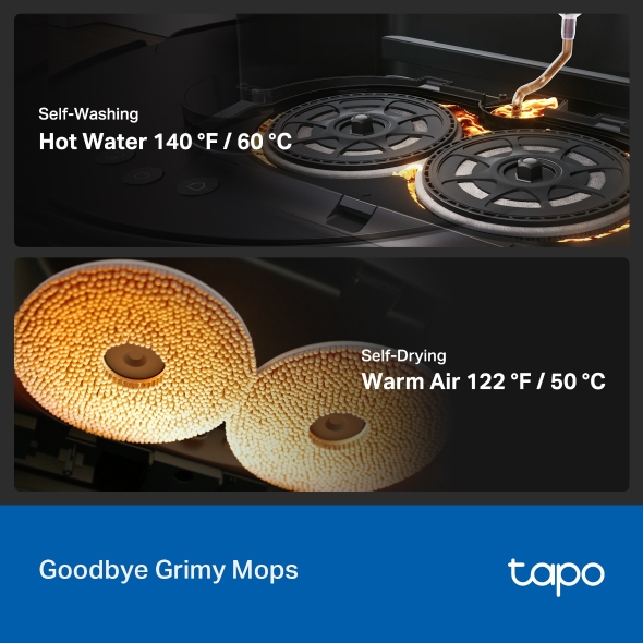 Фото - Робот-пылесос моющий TP-Link Tapo RV50 Pro Omni