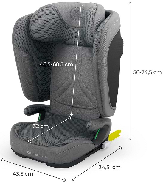 Фото - Автокресло Kinderkraft Unity 2 i-Size Grey (KCUNIT02GRY0000)