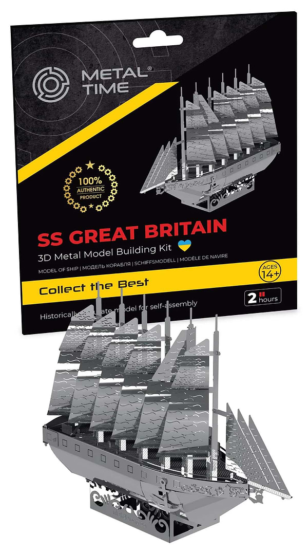Фото - Металевий конструктор Metal Time SS Great Britain Ship (MT080)