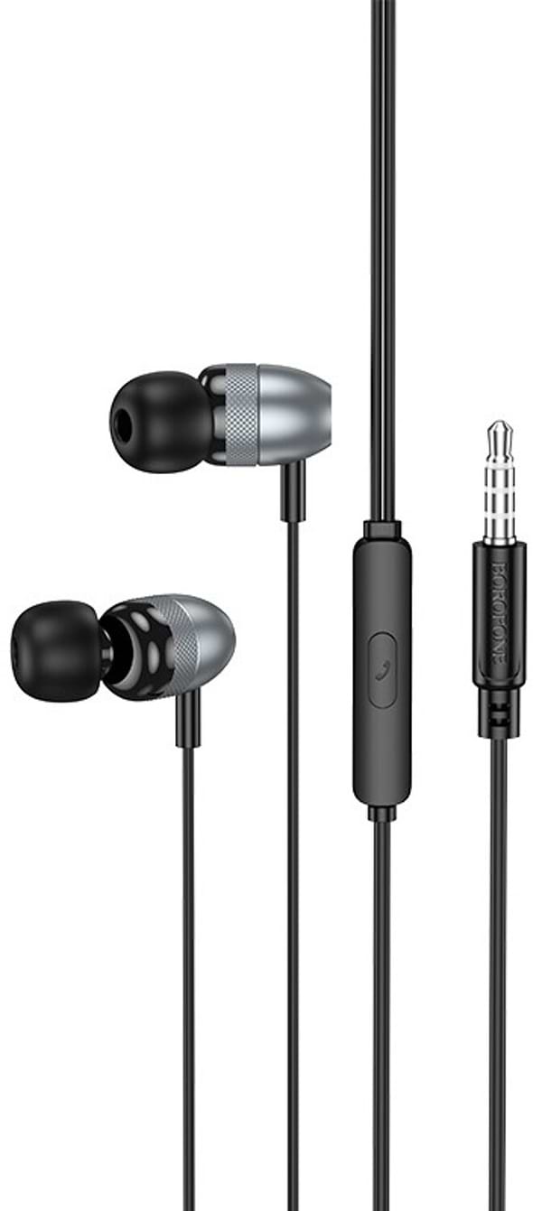 Фото - Навушники вкладиші дротові BOROFONE BM95 Black (6941991115868)