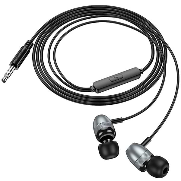 Фото - Навушники вкладиші дротові BOROFONE BM95 Black (6941991115868)