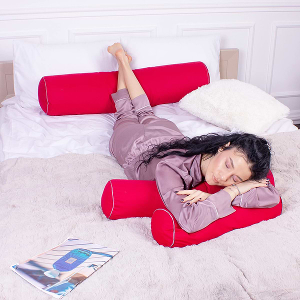 Фото - Подушка валик MirSon №8547 Naturale Line 19-1655 Edmonda 100% Memory 60х16 см (2200006344124)