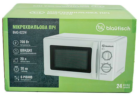 Фото - Мікрохвильова піч (НВЧ) Blaufisch BMO-022W