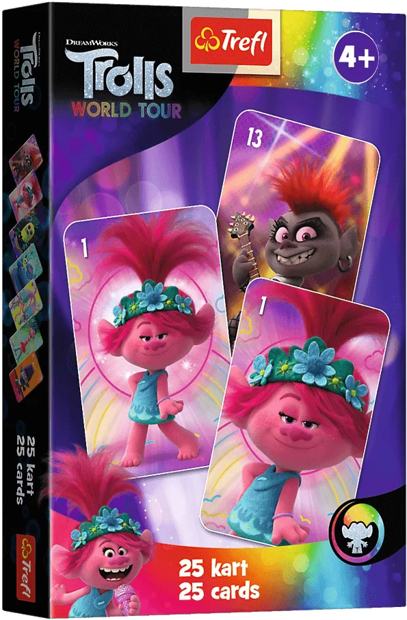 Фото - Настольная игра (3-4 года) Trefl "Троли" (25 карт) (8499)