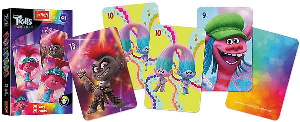 Фото - Настольная игра (3-4 года) Trefl "Троли" (25 карт) (8499)