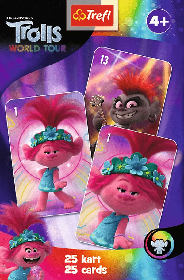 Фото - Настольная игра (3-4 года) Trefl "Троли" (25 карт) (8499)