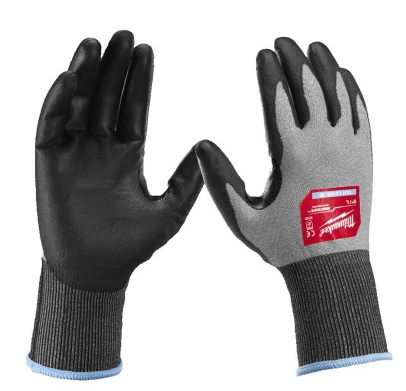 Робочі рукавиці Milwaukee Hi-Dex з опором порізам 2/B рівня 10/XL 7/S (4932480491)