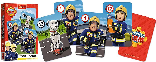 Фото - Настільна гра (5-7 років) Trefl "Пожежник Сем 2" (25 карт) (8505)