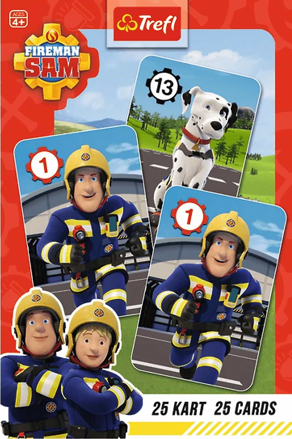 Фото - Настільна гра (5-7 років) Trefl "Пожежник Сем 2" (25 карт) (8505)