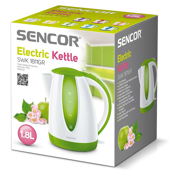 Фото - Уцінка - Електричний чайник Sencor SWK1811GR