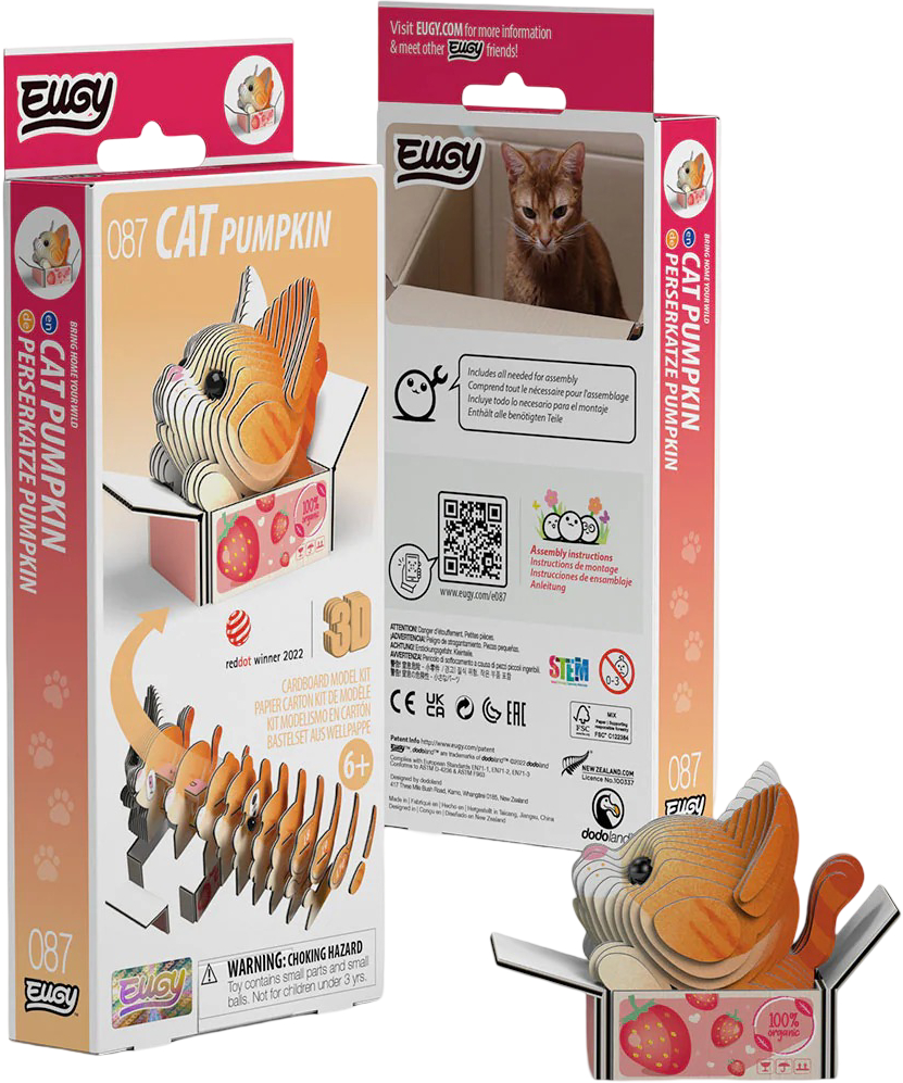 3D пазлы EUGY Зоопарк: Котенок рыжий (XEG-087)