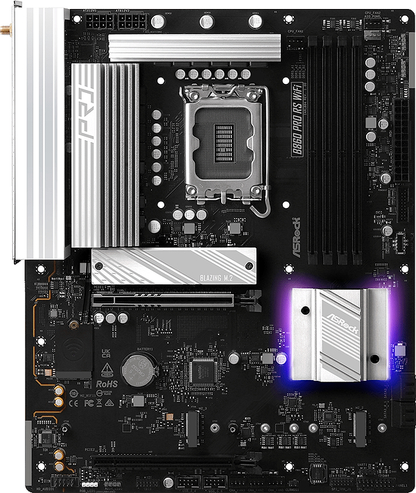 Фото - Материнська плата ASRock B860 PRO RS WIFI DDR5