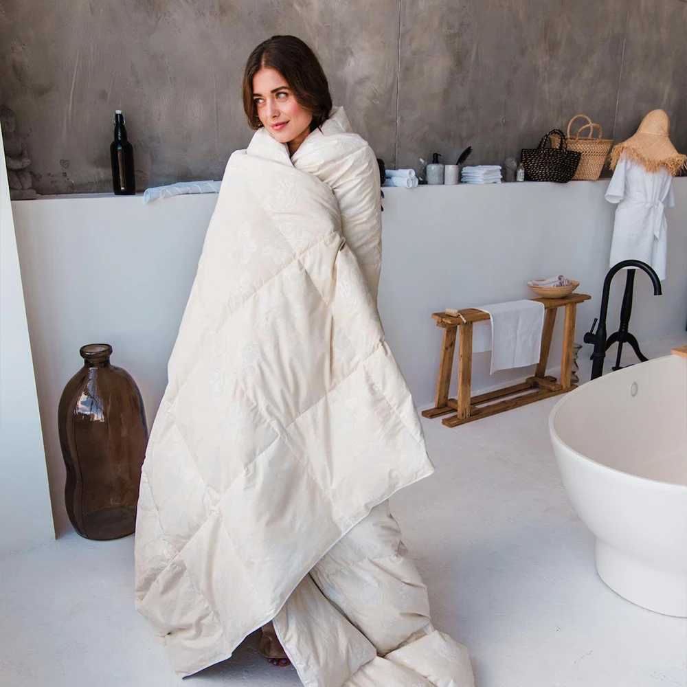 Фото - Ковдра зимова двоспальна MirSon Пух Екстра 042 172x205 см (2200000002716)