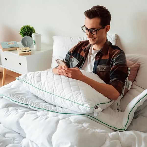 Фото - Подушка стандартна MirSon Eco 0534 середня 70x70 см (2200000135391)