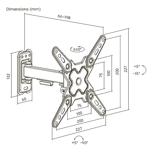 Фото - Кріплення для телевізора iTECH LCD42B