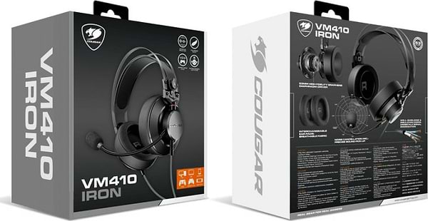 Фото - Гарнітура дротова ігрова Cougar VM410 Iron