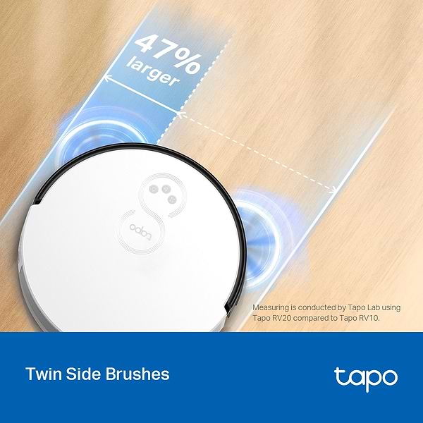 Фото - Робот-пилосос миючий TP-Link Tapo RV20 Mop Plus