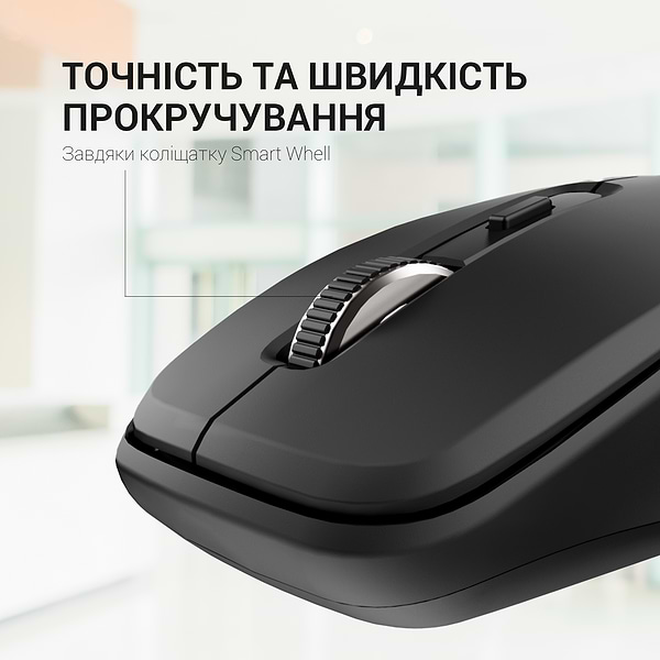 Фото - Миша бездротова OfficePro Black (M267B)