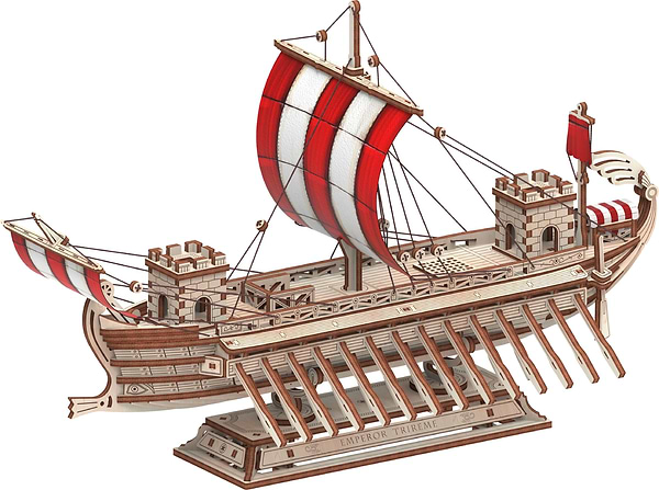 Фото - 3D пазли Mr.Playwood Корабель Імператорська Трірема "Чорний Скорпіон" (10112)