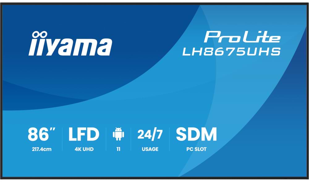 Интерактивная панель IIYAMA LH8675UHS-B2AG