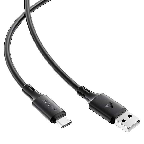 Фото - Кабель синхронізації даних AceFast C17-04 USB-A to USB-C Black (6974316284178)