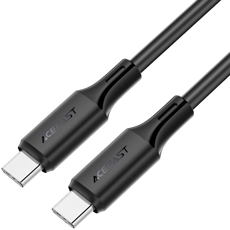 Кабель синхронізації даних AceFast C17-03 USB-C to USB-C Black (6974316284161)