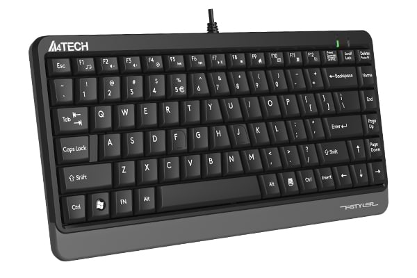 Фото - Клавіатура дротова A4tech FKS11 USB (Grey)