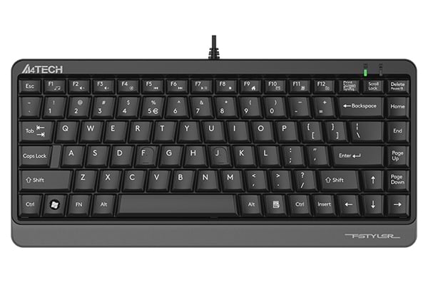 Фото - Клавіатура дротова A4tech FKS11 USB (Grey)