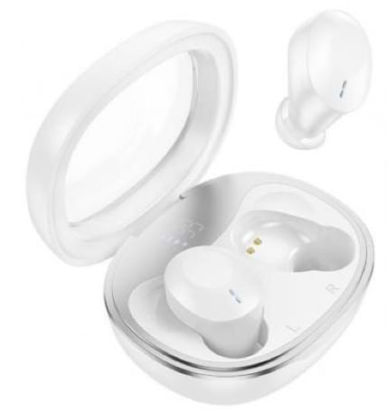 Навушники вкладиші бездротові TWS HOCO EQ3 Smart true wireless BT headset White (6931474798565) - Фото 1