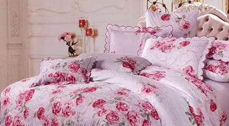 Фото - Комплект постельного белья Word of Dream 053 Жаккард 200х220 Розовый (09180)