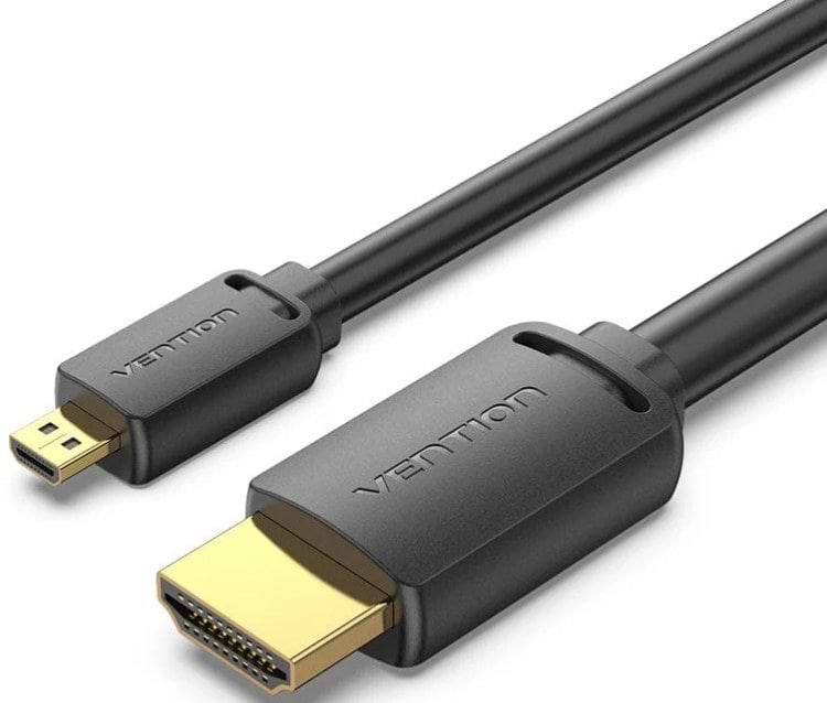 Кабель HDMI Vention HDMI M - Micro M, 1.5 м V2.0 4K 60Гц (AGIBG)