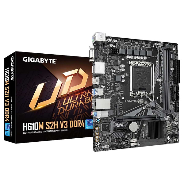 Фото - Материнська плата Gigabyte H610M S2H V3 DDR4