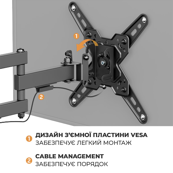 Фото - Кріплення для телевізора iTECH LCD43B