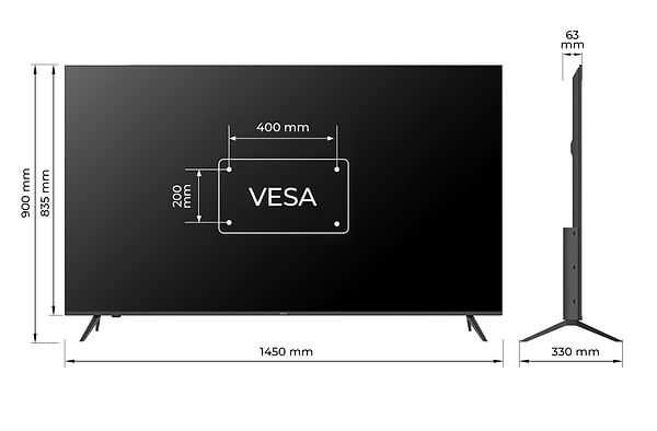 Фото - Телевізор KIVI 65U760QB