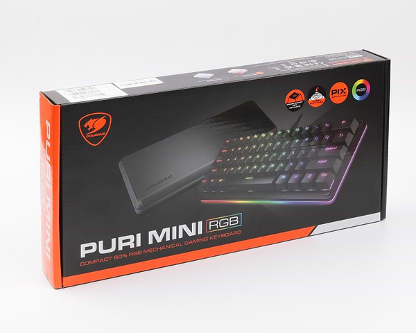 Фото - Клавіатура дротова ігрова Cougar Puri Mini RGB