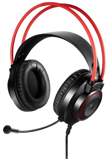 Фото - Гарнітура дротова ігрова Bloody G200Q (Black+Red)