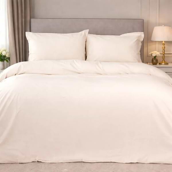 Фото - Комплект постельного белья детский MirSon Poplin Line 002 Milky White 110 x 140 см (2200006277323)