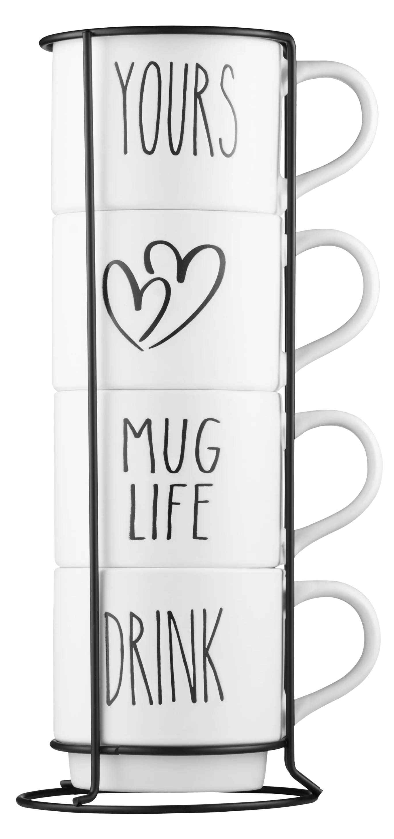 Набор чашек Ardesto 320 мл 4 шт. (AR3095S) - Фото 1