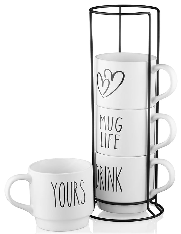 Фото - Набор чашек Ardesto 320 мл 4 шт. (AR3095S)