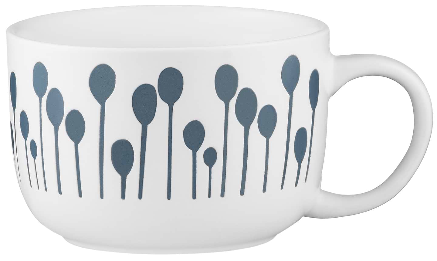 Чашка Ardesto Piera 450 мл White (AR3101) - Фото 1