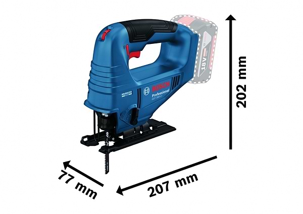 Фото - Електролобзик Bosch GST 183-LI (0.601.5B7.022)
