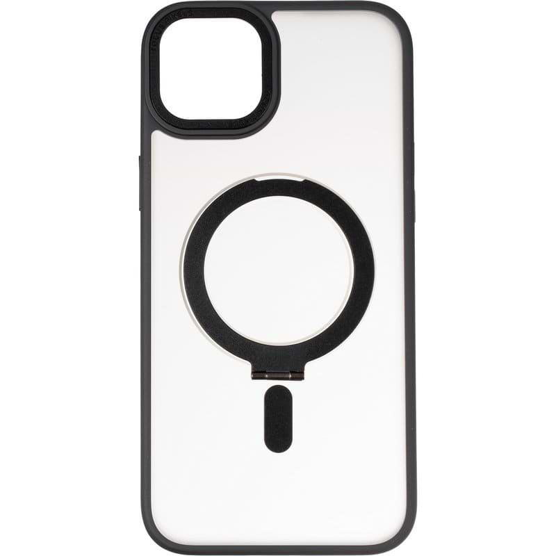 Чохол для смартфону Gelius Bumper Case MagSafe Stand for iPhone 15 Plus Black (94478) - Фото 1